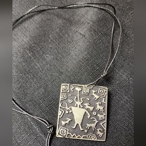 Vintage  Alice Seely 2000 Tribal Pendant